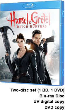 Hansel & Gretel: Witch Hunters - Rated and Unrated Versions / Blu-ray / DVD / Digital Copy / UltraViolet